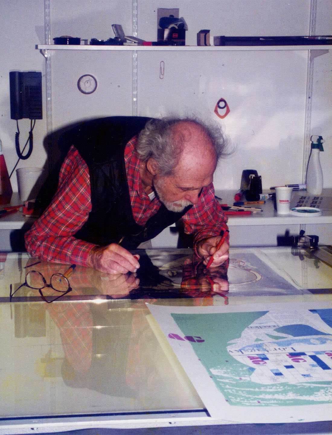 Hardy Strid skapar Väntan 1996 - (c)galleribv.se